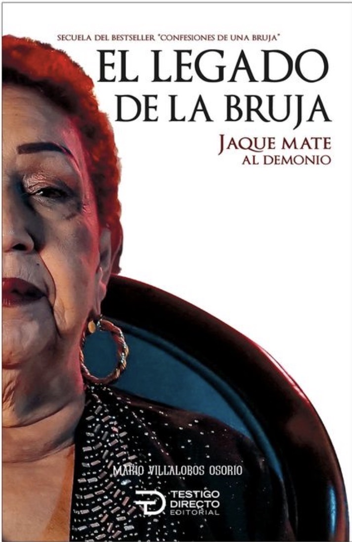 Portada original de El legado de la bruja, de Mario Villalobos Osorio
